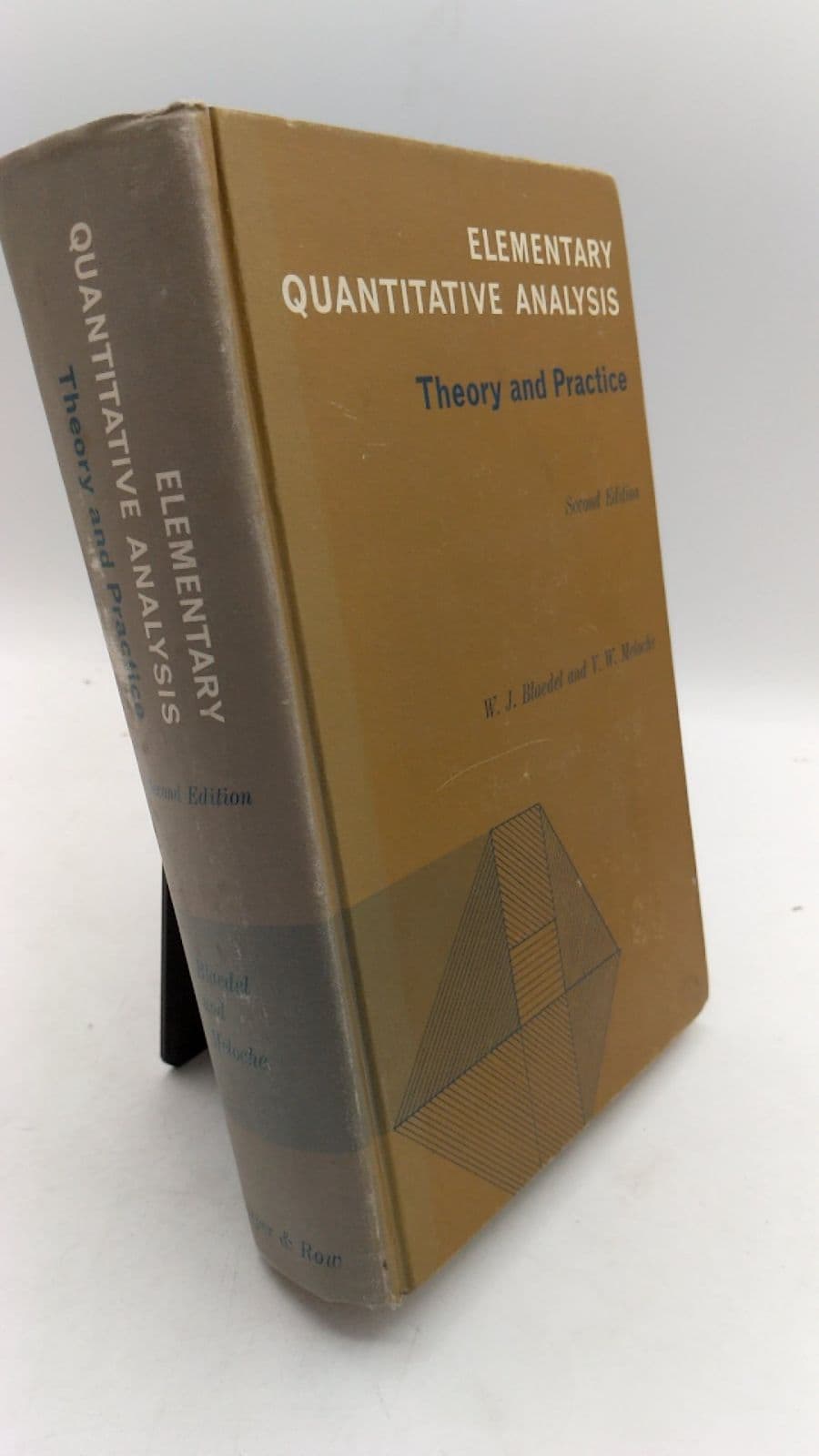 Elementary Quantitative Analysis Theory and Practice by W. J. Blaedel and V. W. Meloche - front cover