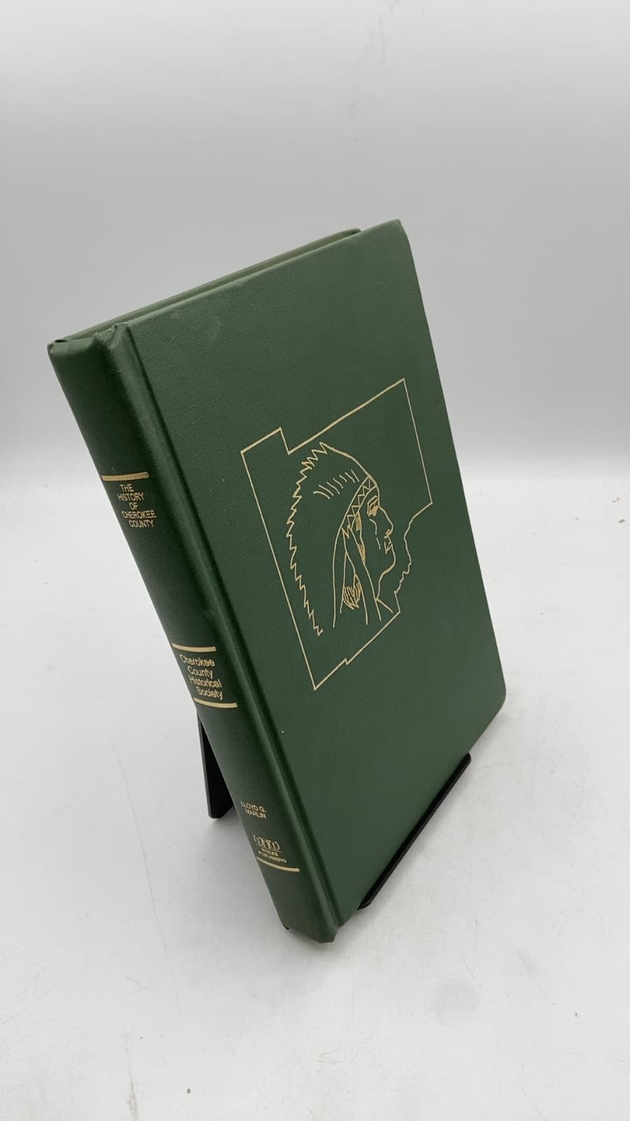 THE History OF Cherokee County by Rev. Lloyd G. Marlin, B.s., M.a. - front cover