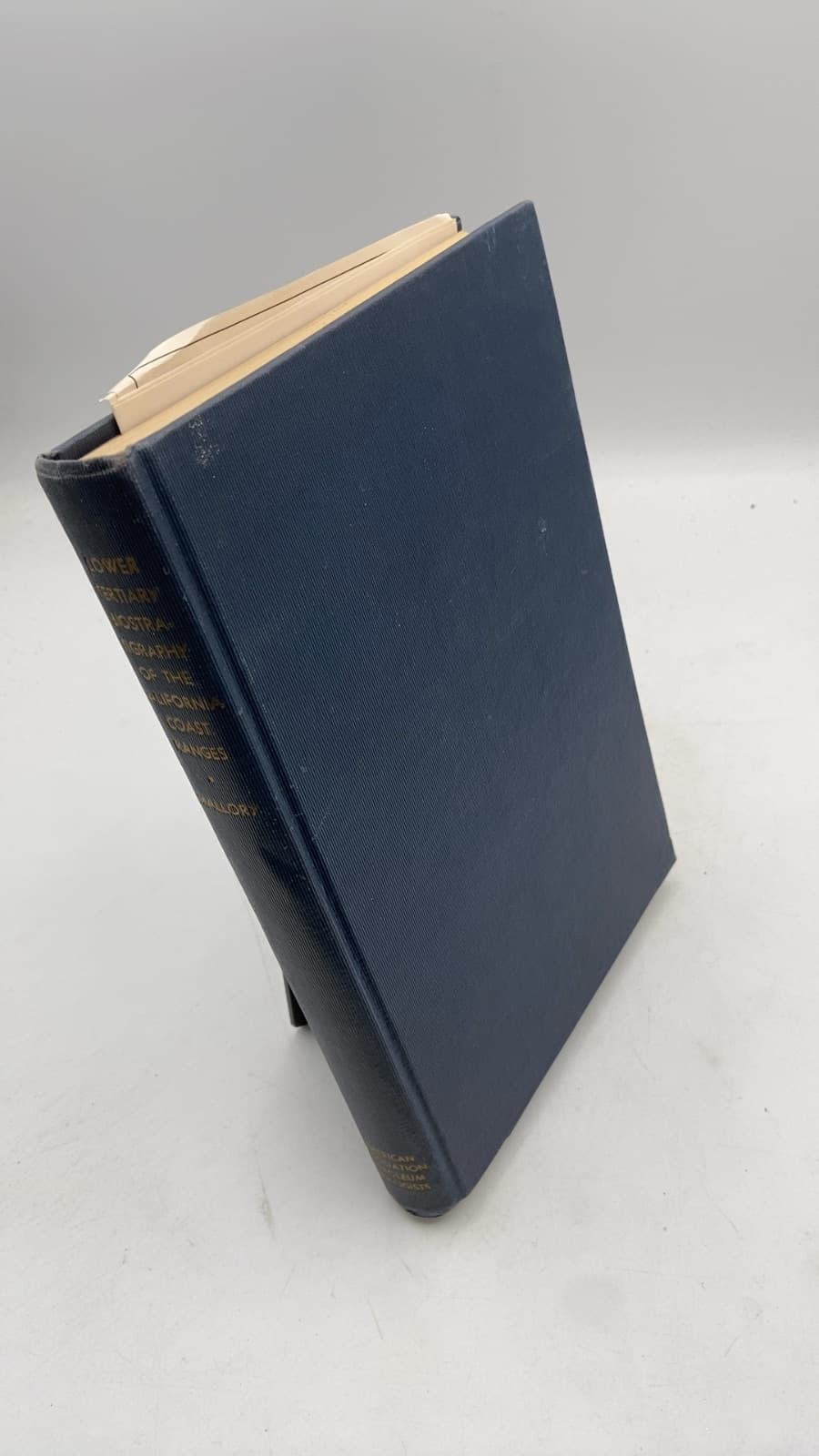 Lower Tertiary Biostratigraphy of the California Coast Ranges by V. Standish Mallory - front cover