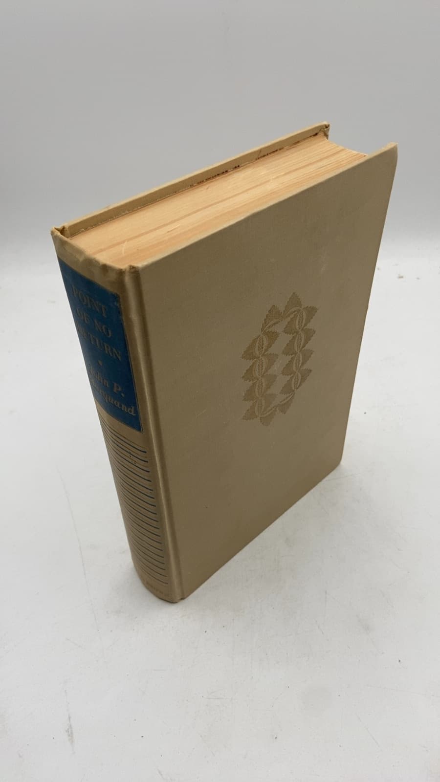 Point of No Return by John P. Marquand - front cover