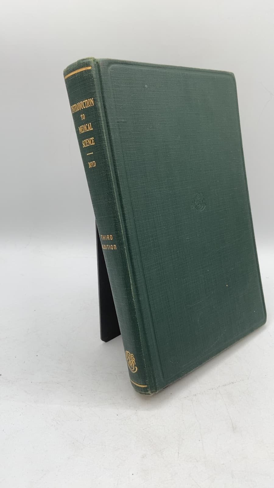 An Introduction to Medical Science by William Boyd - front cover
