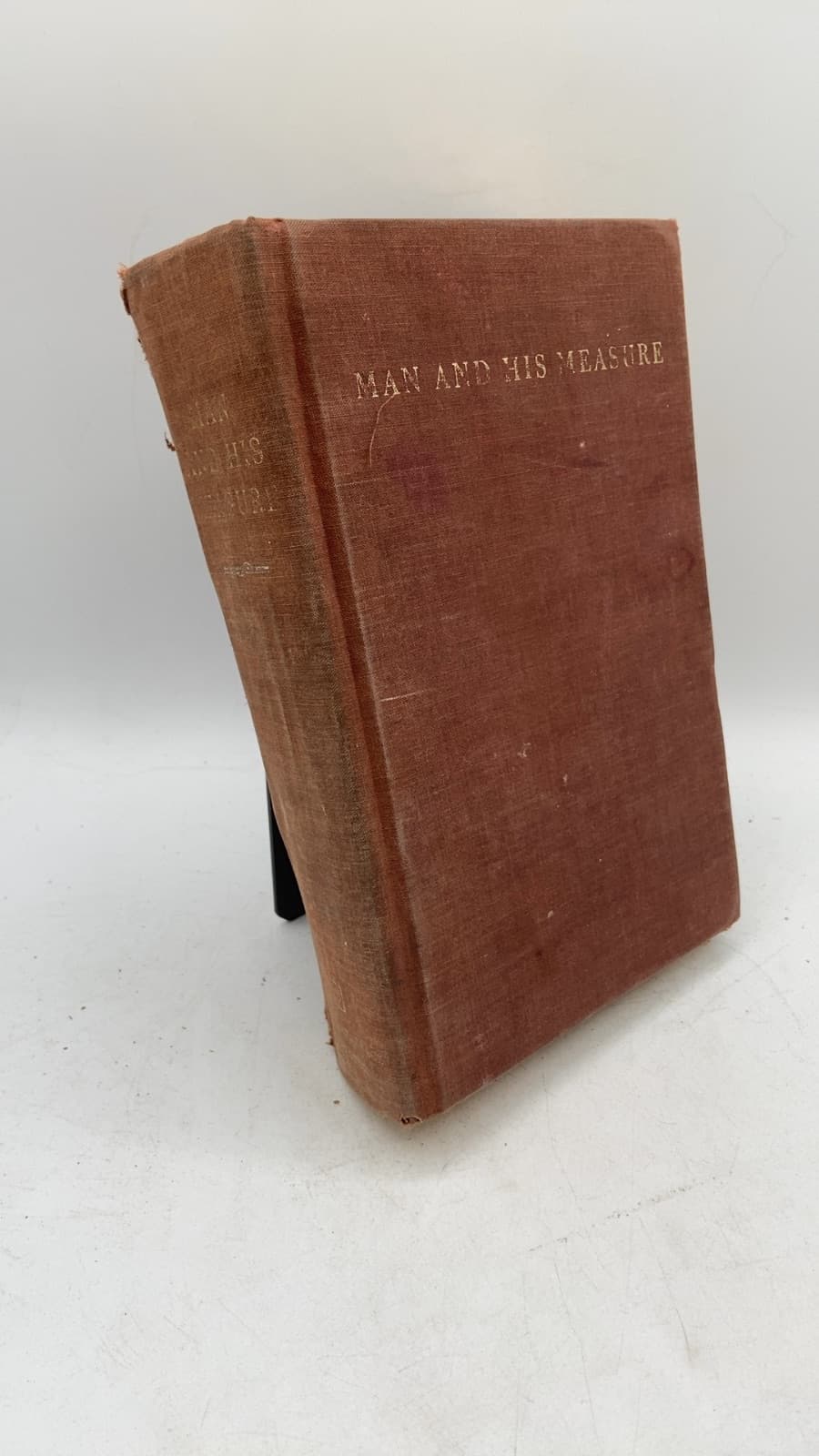 Man and His Measure by Francis Connolly - front cover