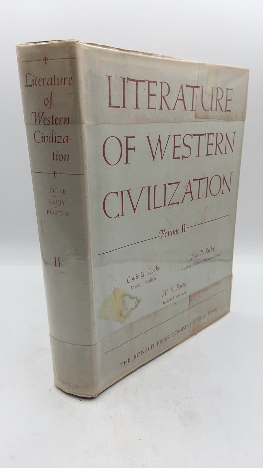 Literature of Western Civilization by Louis G. Locke, John Pendy Kirby, M. E. Porter - front cover