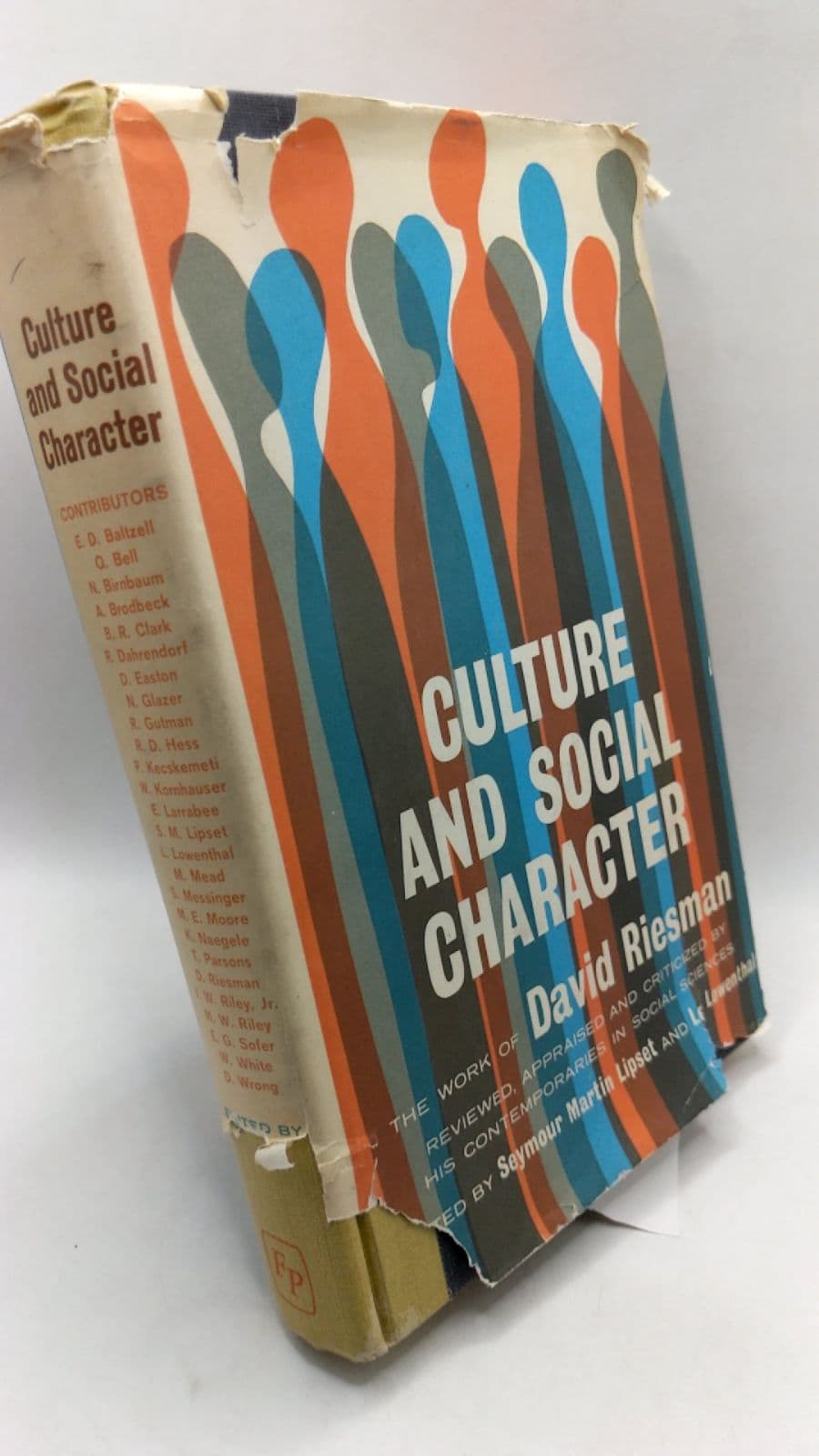 Culture and Social Character by David Riesman - front cover