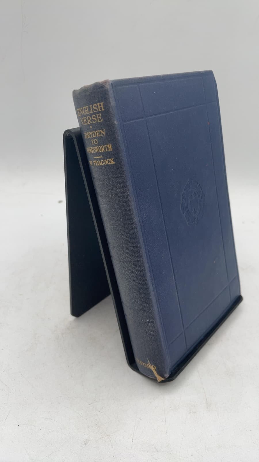English Verse by W. Peacock - front cover