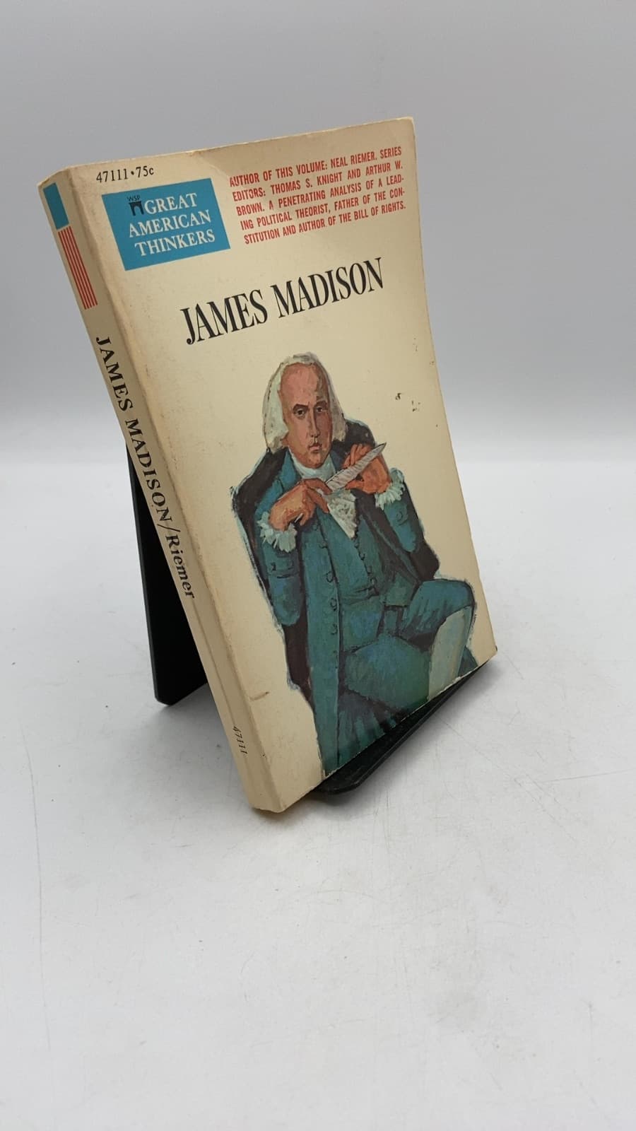 James Madison by Neal Riemer - front cover