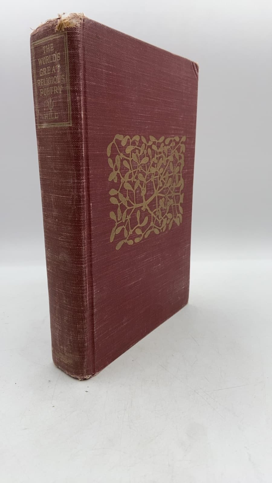THE World's Great Religious Poetry by Caroline Miles Hill, Ph.D. - front cover