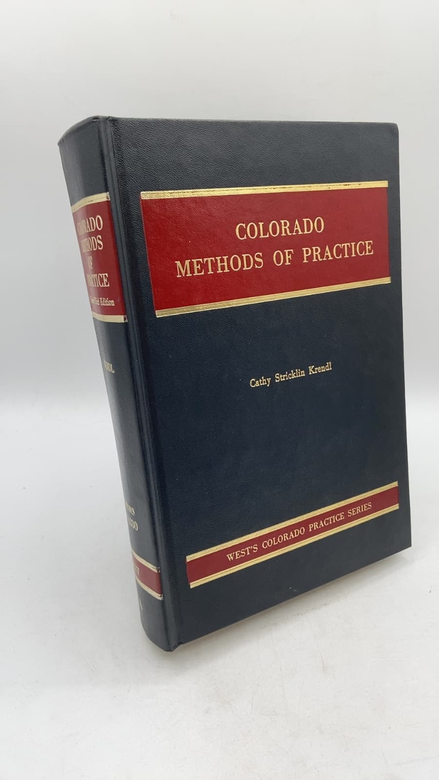 VOLUME 1A. Colorado Methods of Practice by Cathy Stricklin Krendl - front cover
