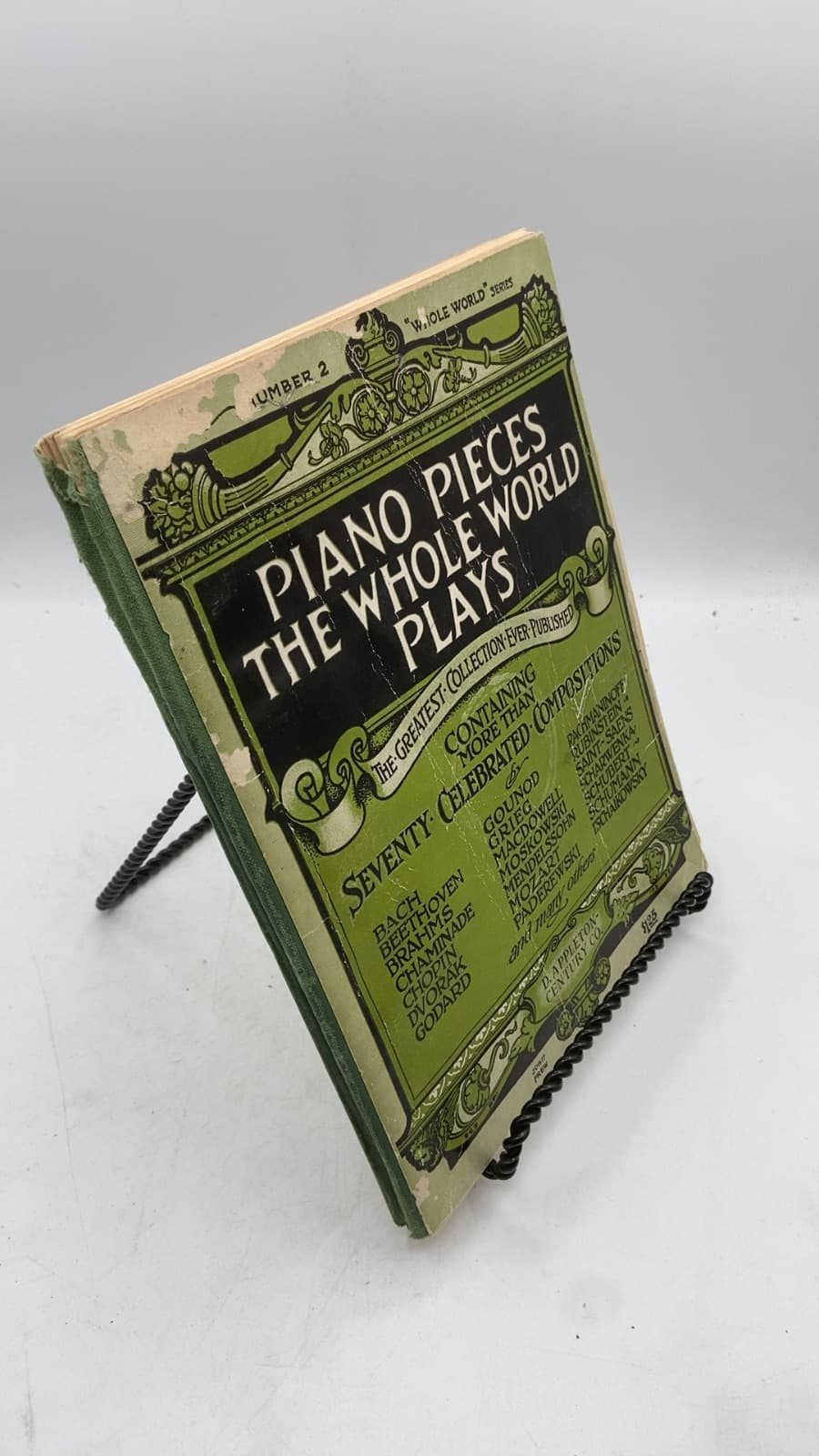 Piano Pieces the Whole World Plays by Albert E. Wier - front cover