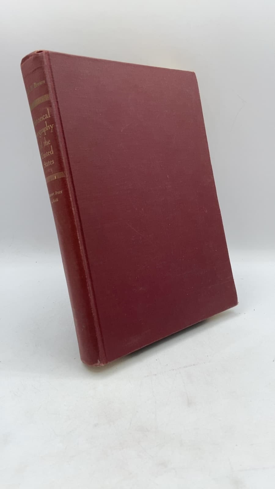 Historical Geography of the United States by Ralph H. Brown - front cover