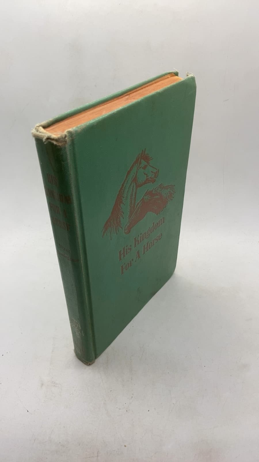 His Kingdom For A Horse by Wyatt Blassingame - front cover