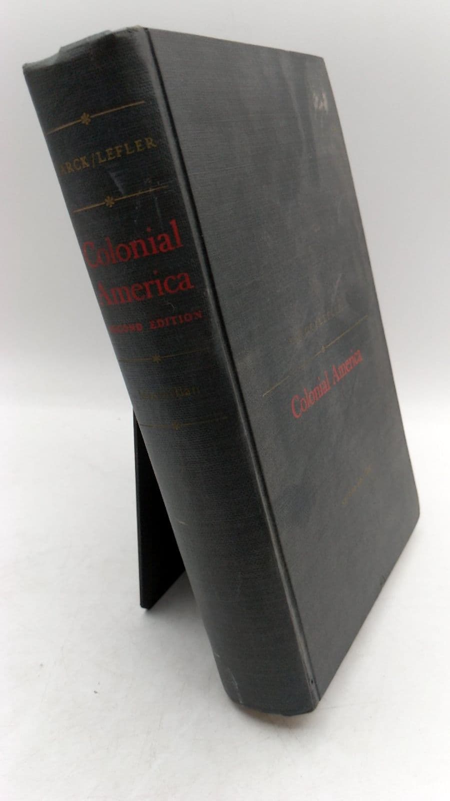 Colonial America by Oscar Theodore Barck, Jr. and Hugh Talmage Lefler - front cover