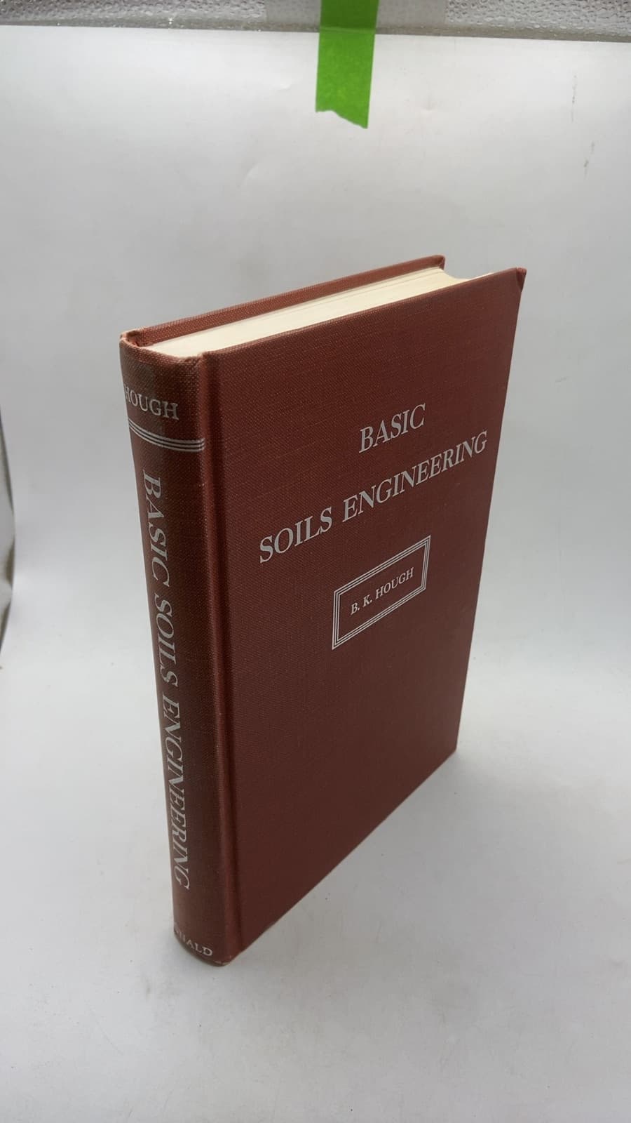 Basic Soils Engineering by B. K. Hough - front cover