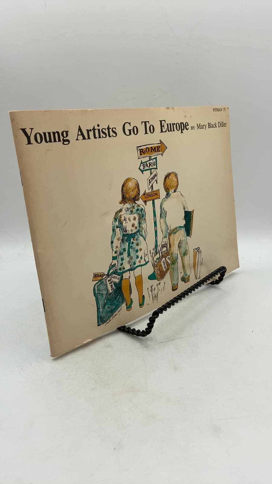 Young Artists Go To Europe by Mary Black Diller - front cover