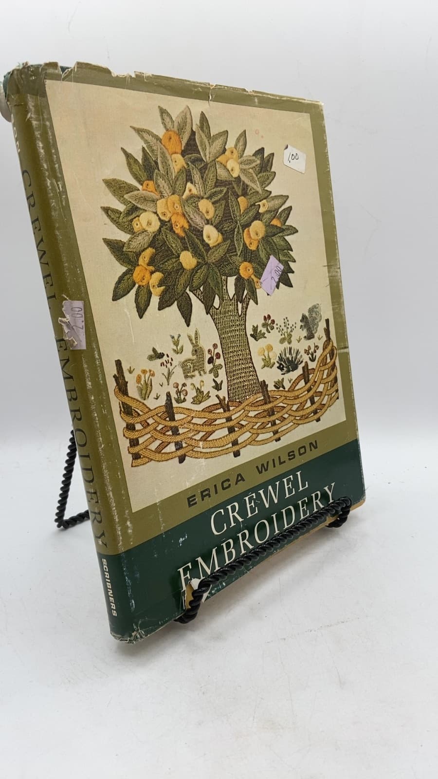 Crewel Embroidery by Erica Wilson - front cover