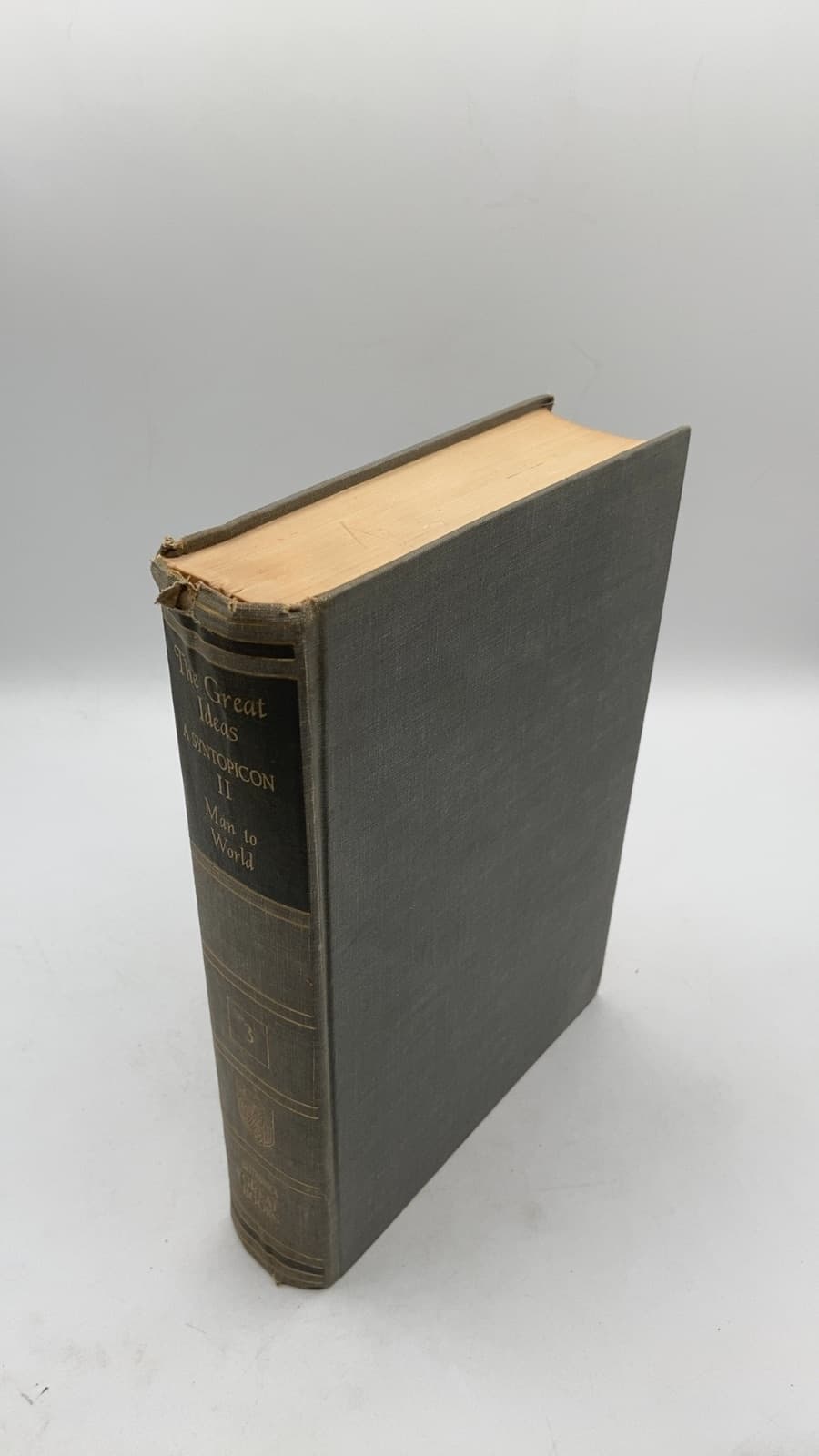 The Great Ideas: II by Mortimer J. Adler, Associate Editor - front cover