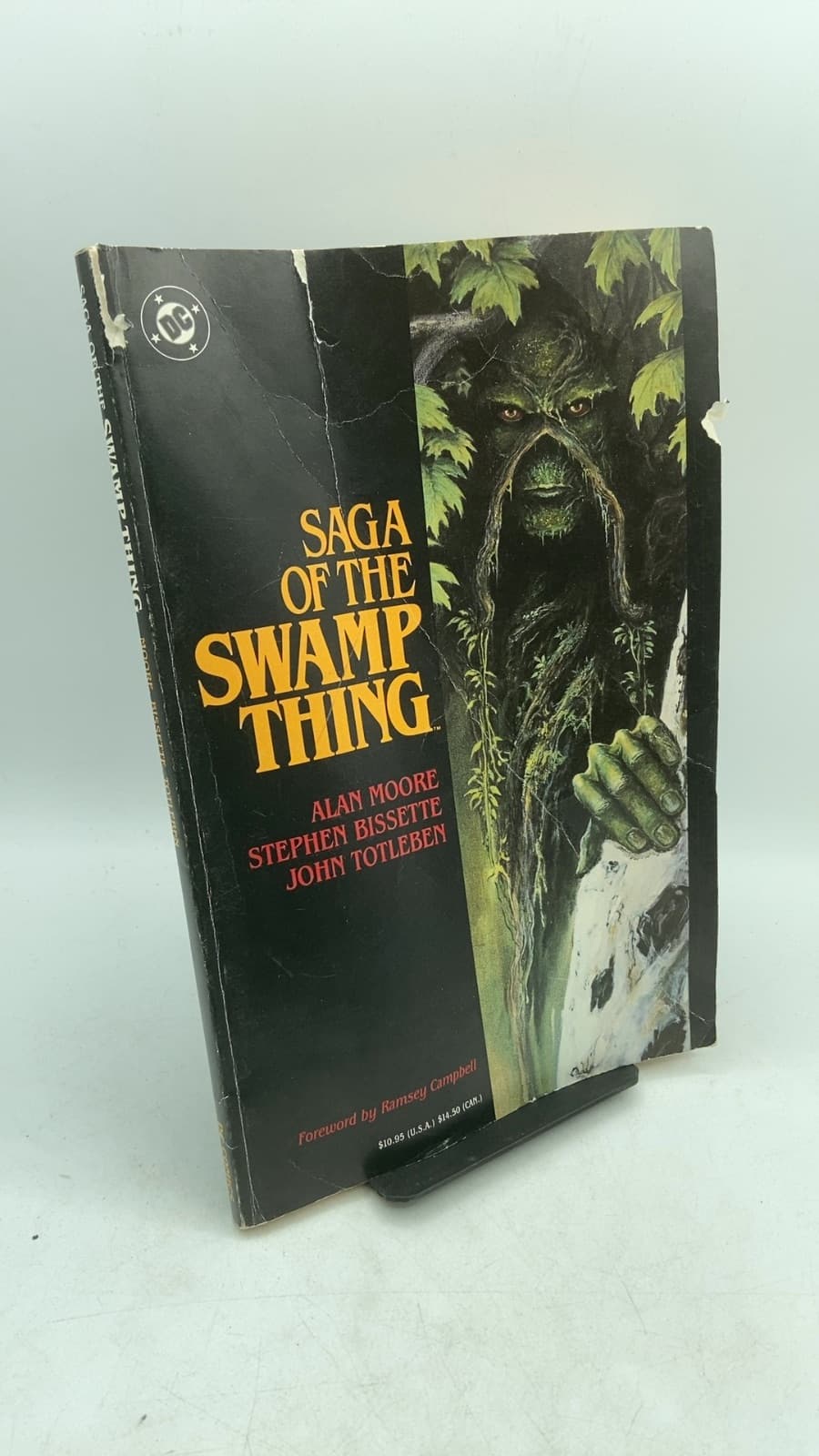 Saga of the Swamp Thing by Alan Moore, Stephen Bissette, John Totleben - front cover