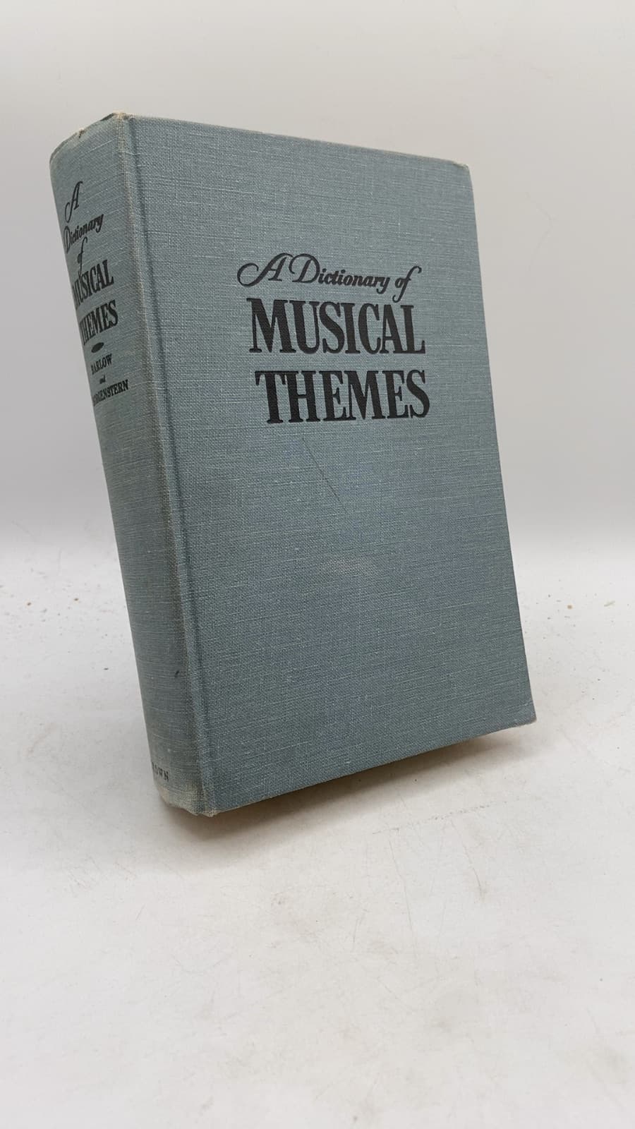A Dictionary of Musical Themes by Harold Barlow and Sam Morgenstern - front cover