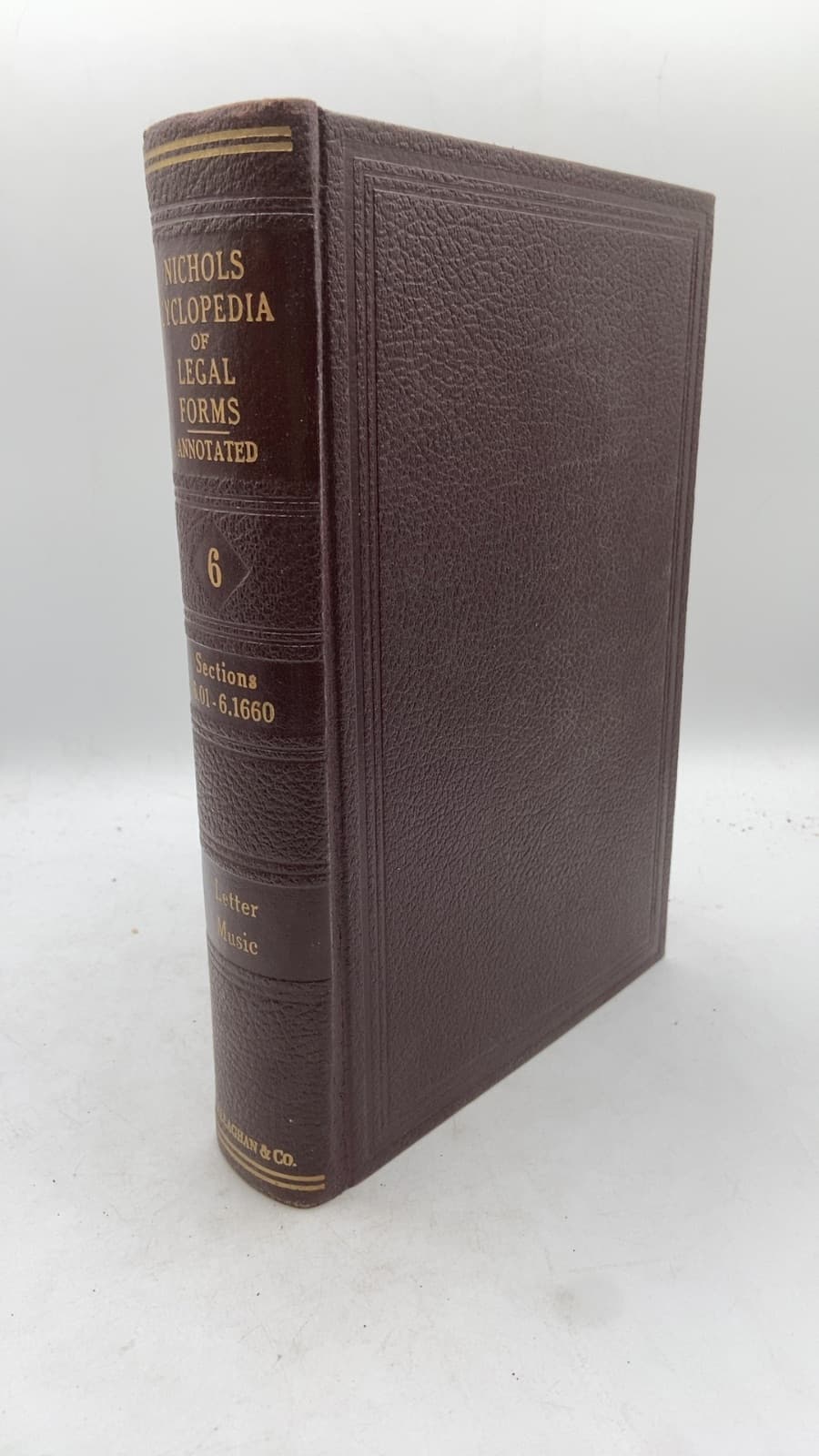 Cyclopedia of Legal Forms Annotated Vol. 6