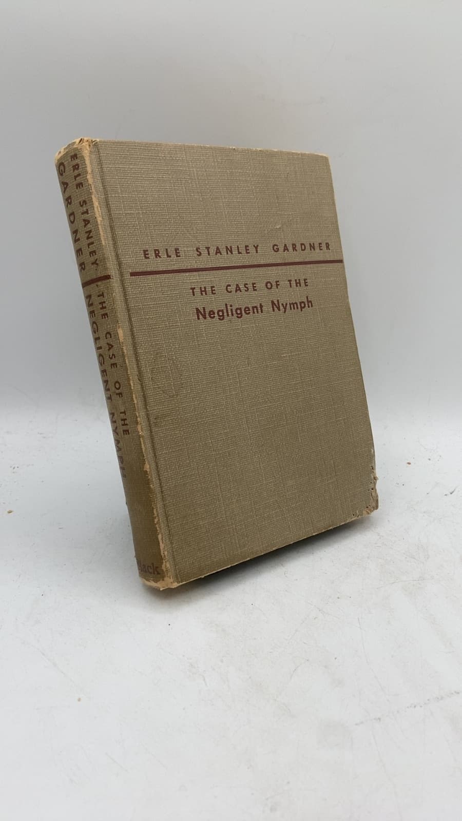 The Case of the Negligent Nymph by Erle Stanley Gardner - front cover