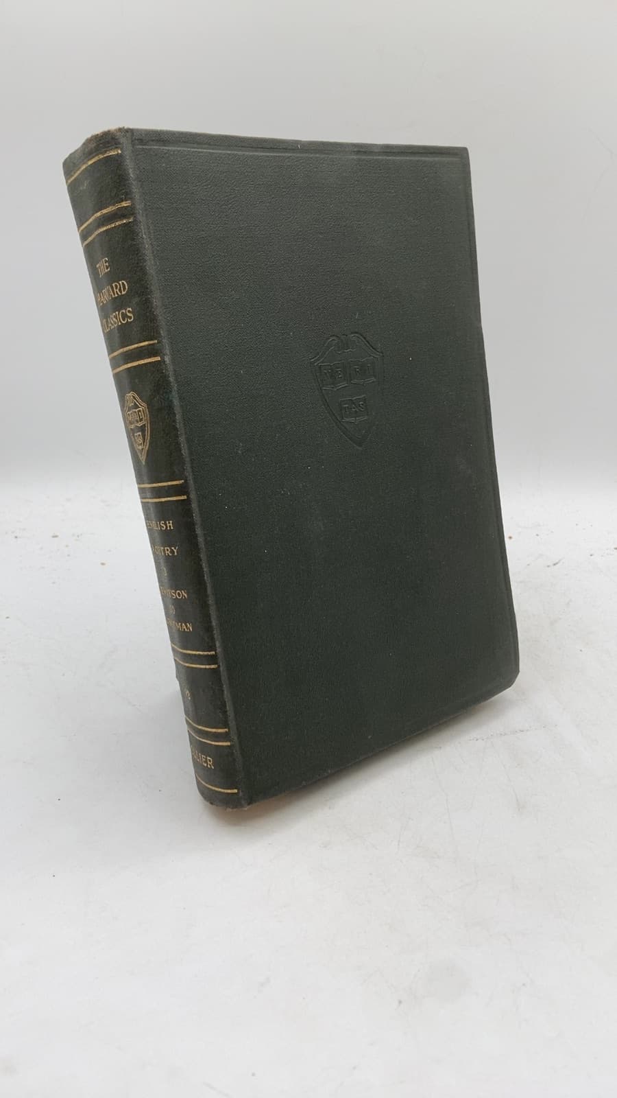 English Poetry in Three Volumes Volume III From Tennyson to Whitman by Edited by Charles W. Eliot - front cover