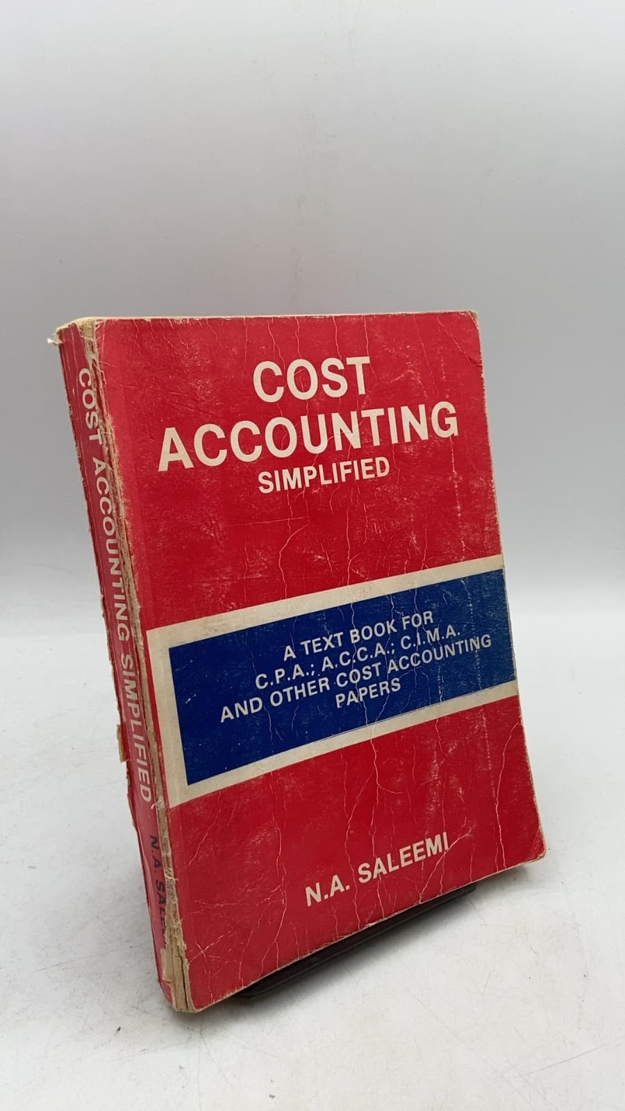 Cost Accounting Simplified by Nisar Ahmad Saleemi - front cover