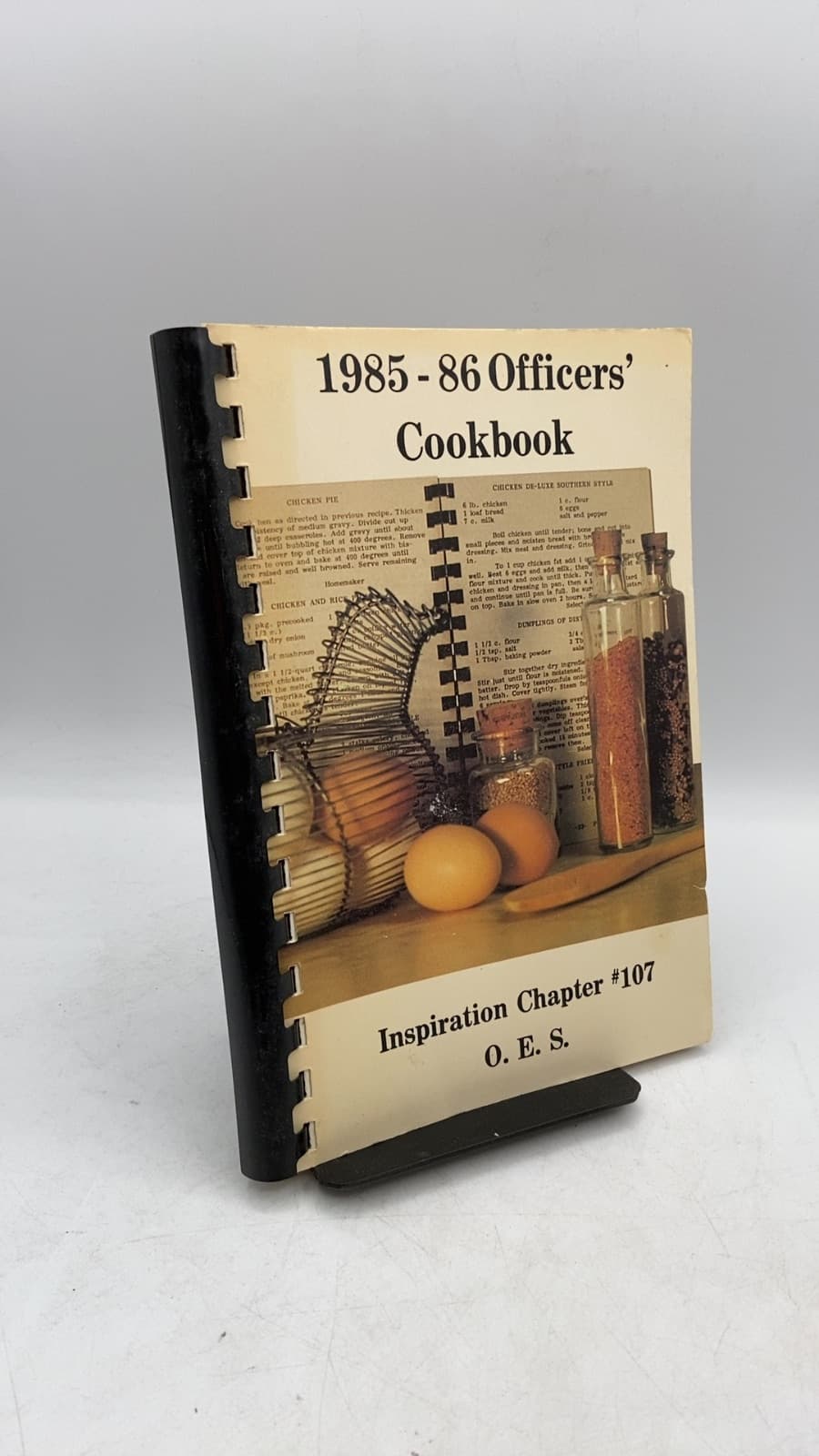 1985 - 86 Officers' Cookbook - front cover