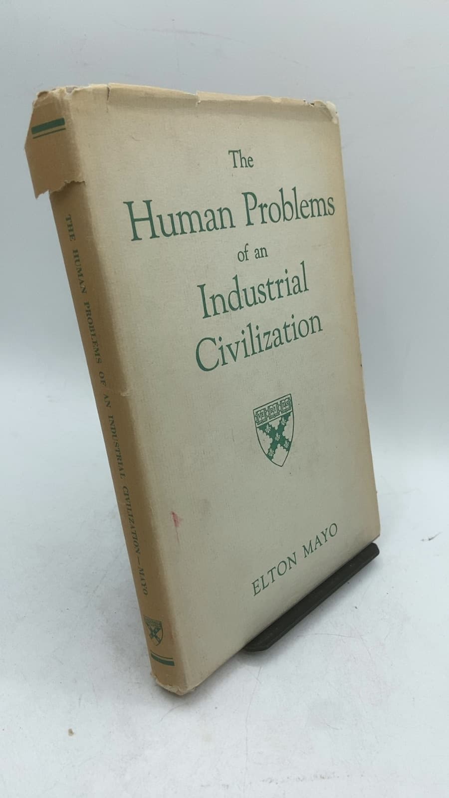 The Human Problems of an Industrial Civilization by Elton Mayo - front cover