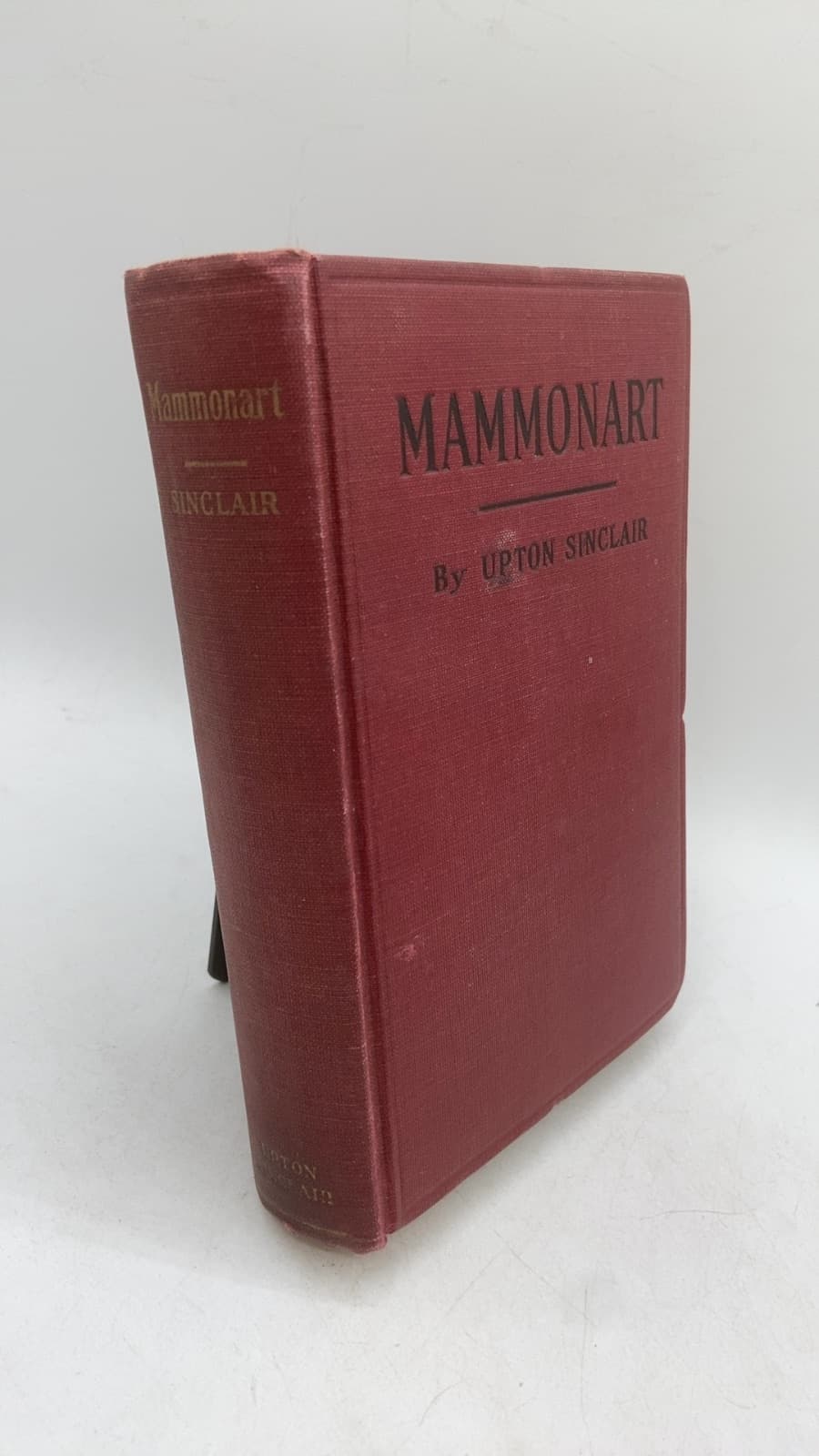 Mammonart: An Essay in Economic Interpretation by Upton Sinclair - front cover