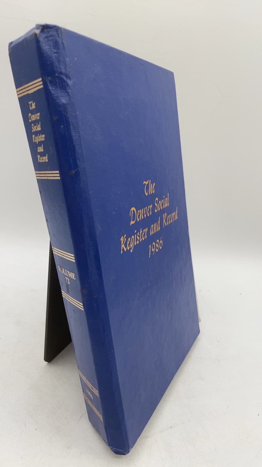 The Denver Social Register and Record 1986 - front cover