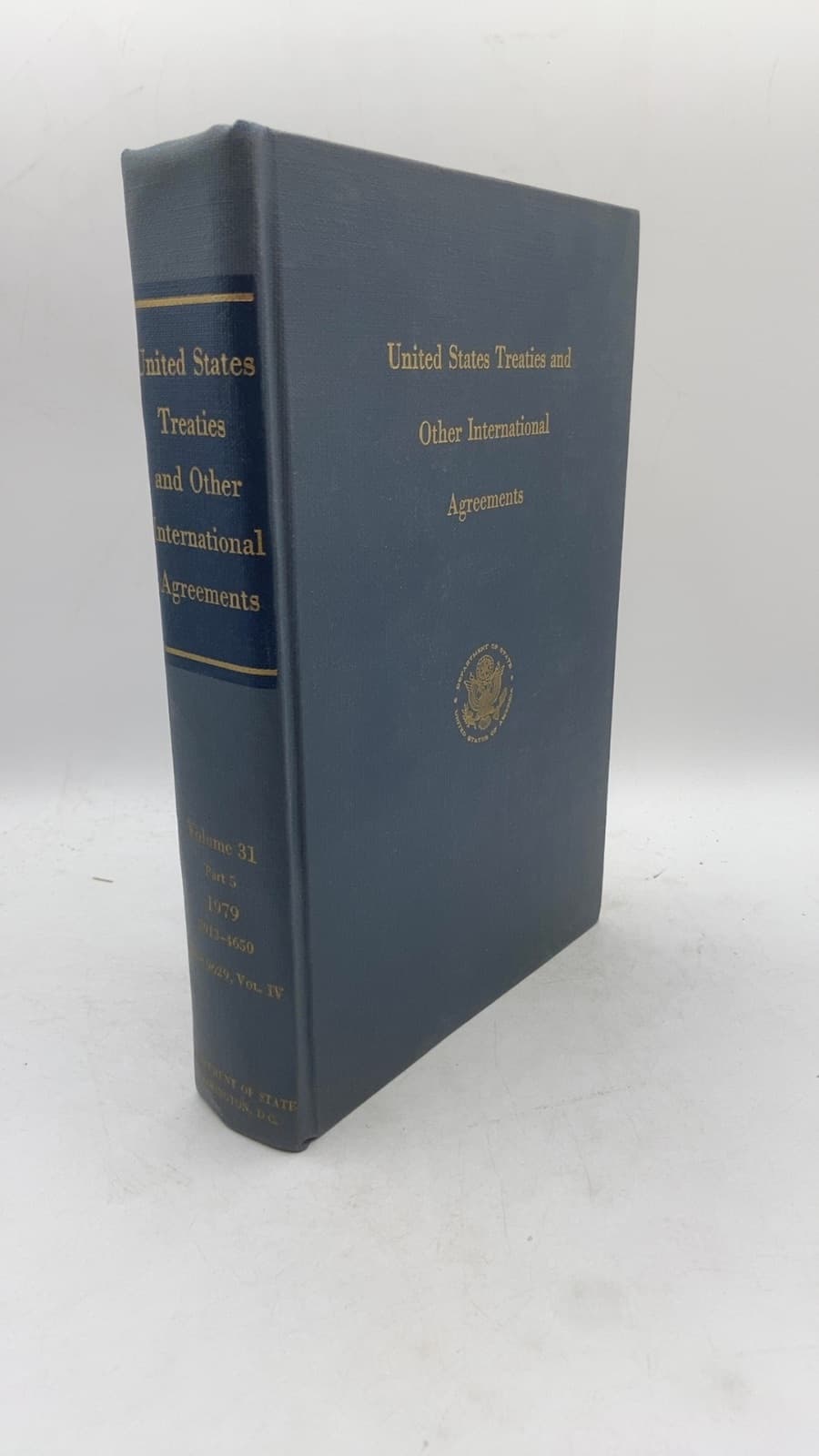United States Treaties and Other International Agreements - front cover
