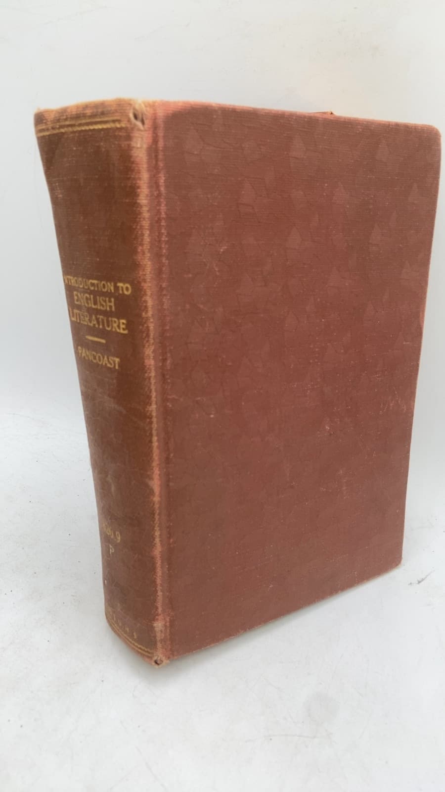 Introduction to English Literature by Pancoast - front cover