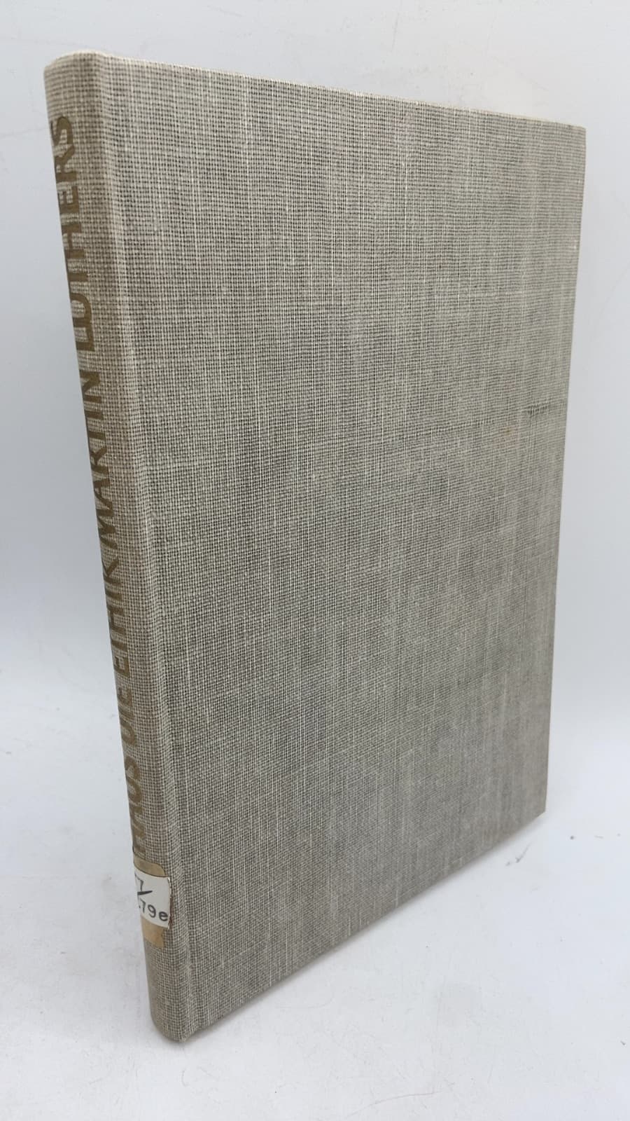Die Ethik Martin Luthers by Paul Althaus - front cover