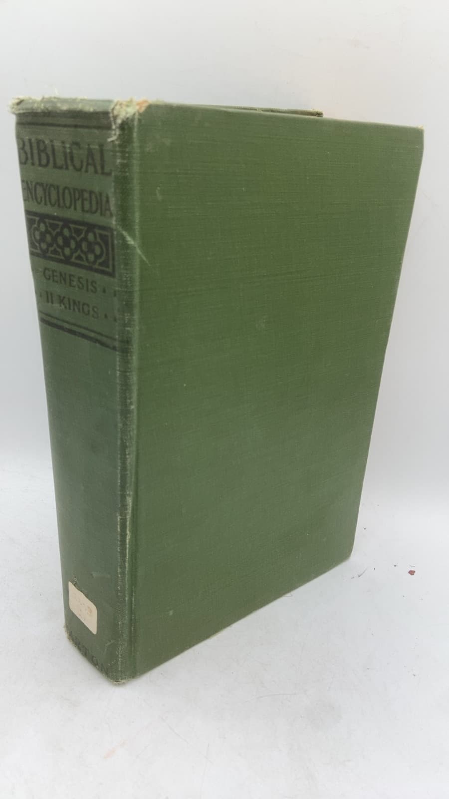 The Biblical Encyclopedia Vol. I by James Comper Gray and Rev. George M. Adams, D.D. - front cover