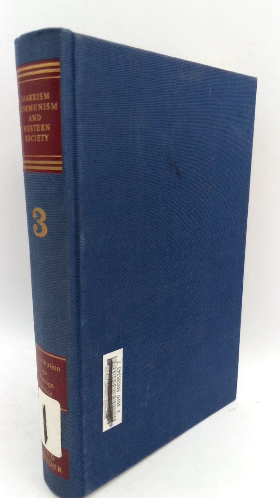 Marxism, Communism and Western Society: A Comparative Encyclopedia by C. D. Kernig - front cover