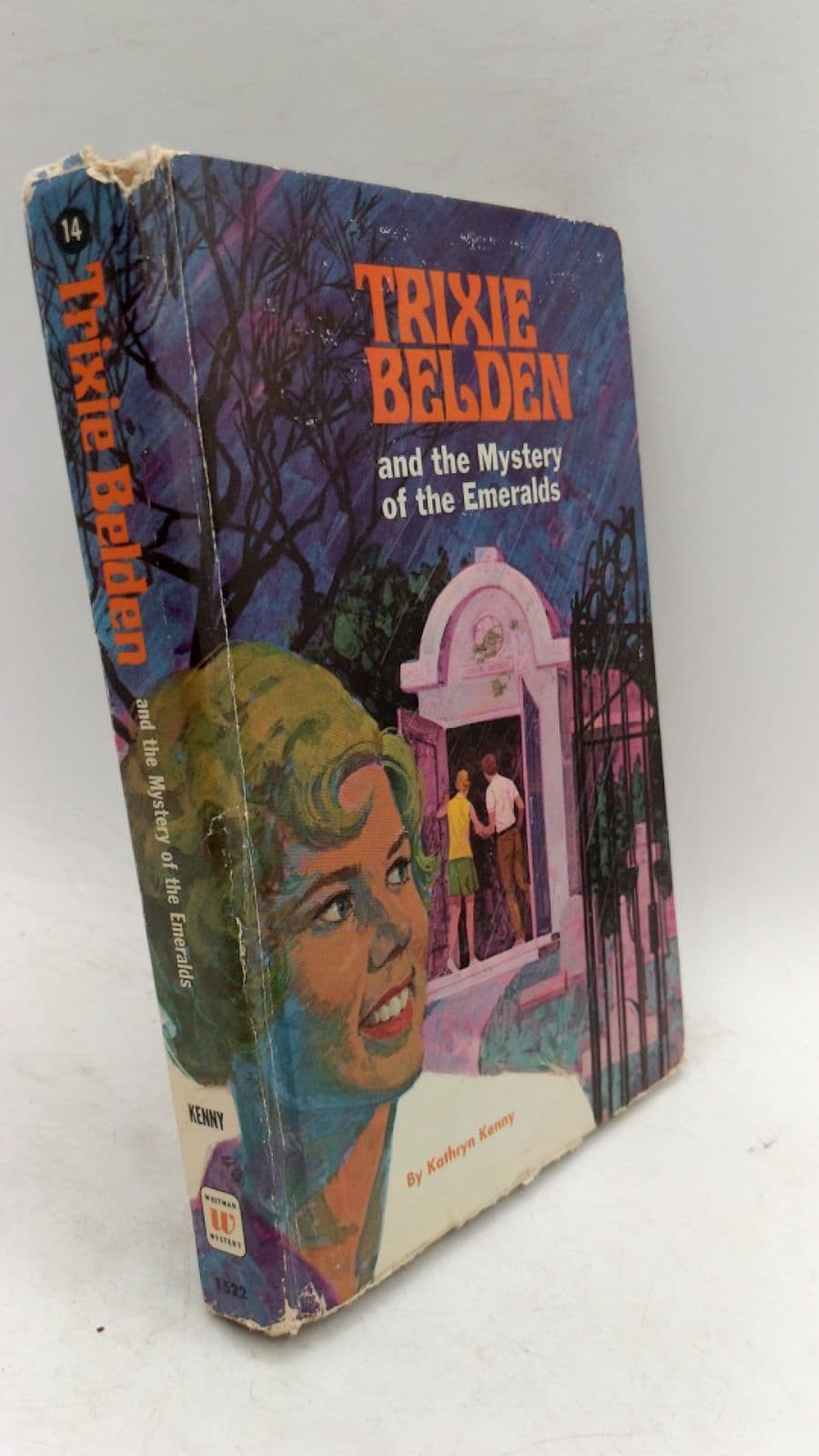 Trixie Belden and the Mystery of the Emeralds by Kathryn Kenny - front cover