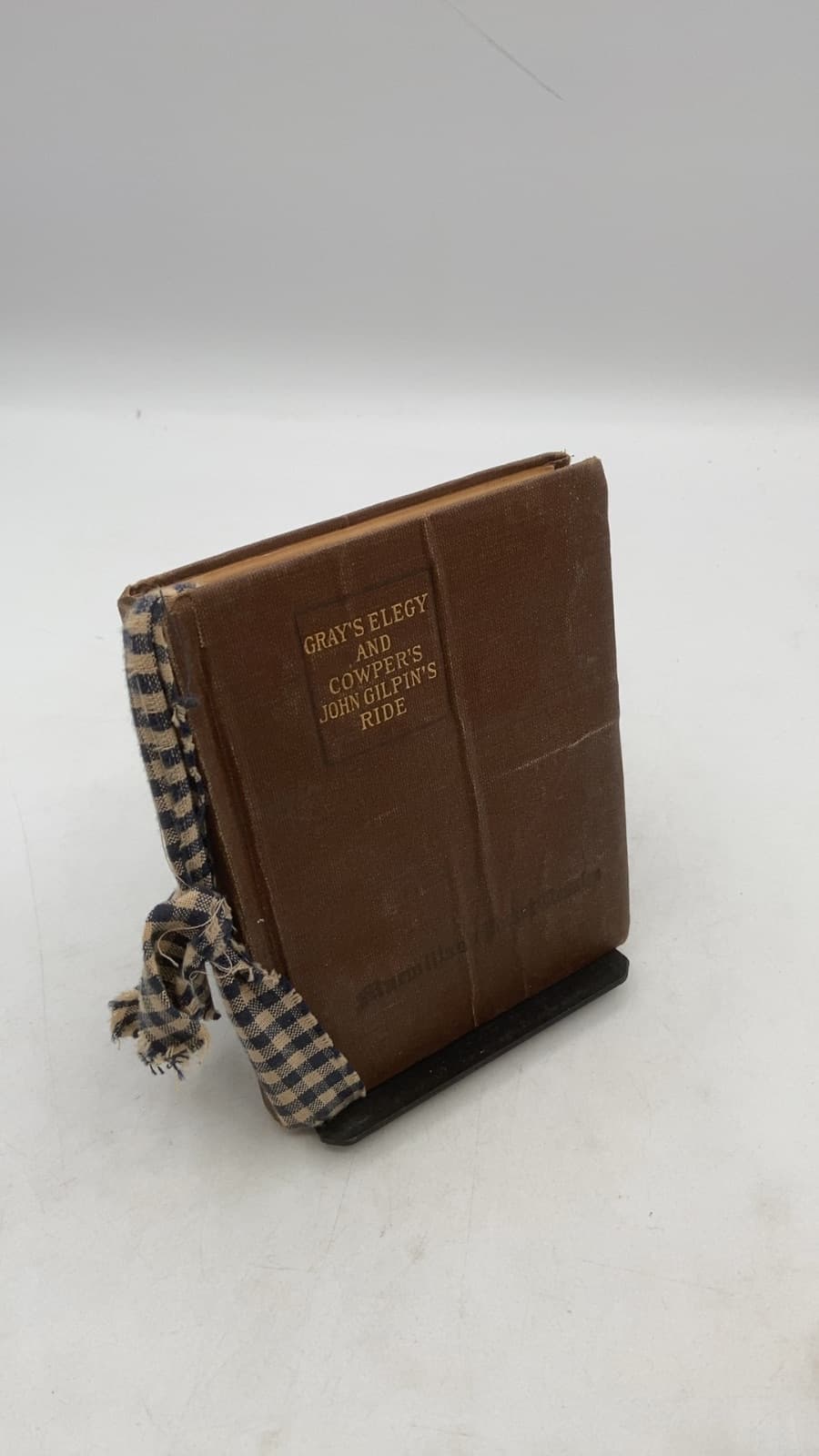 Gray's Elegy and Cowper's John Gilpin's Ride by Thomas Gray, William Cowper - front cover
