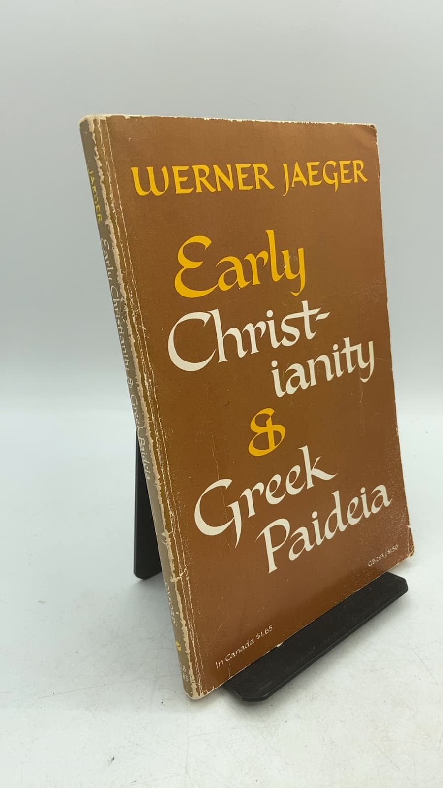 Early Christianity and Greek Paideia by Werner Jaeger - front cover