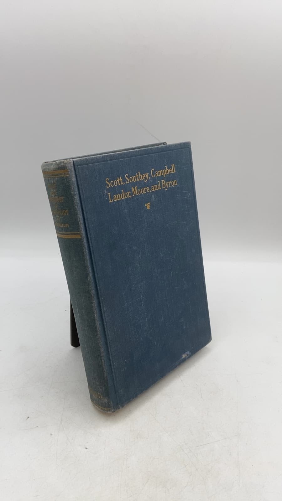 Scott, Southey, Campbell, Landor, Moore, and Byron by Ernest Bernbaum - front cover