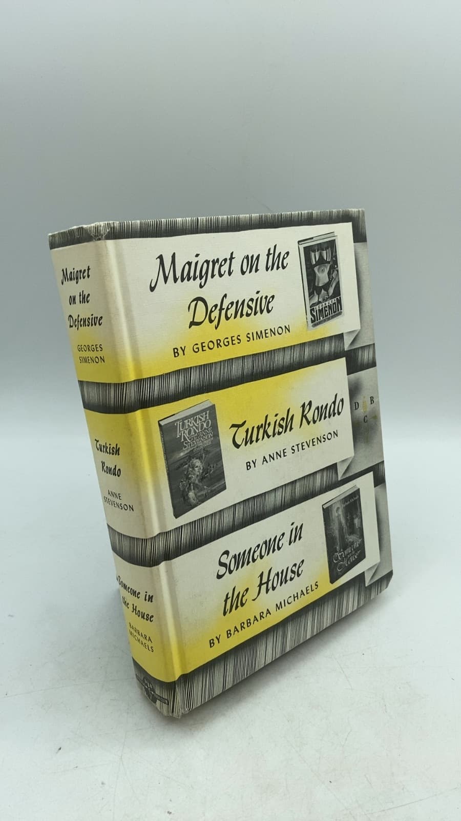 Maigret on the Defensive / Turkish Rondo / Someone in the House by Georges Simenon / Anne Stevenson / Barbara Michaels - front cover