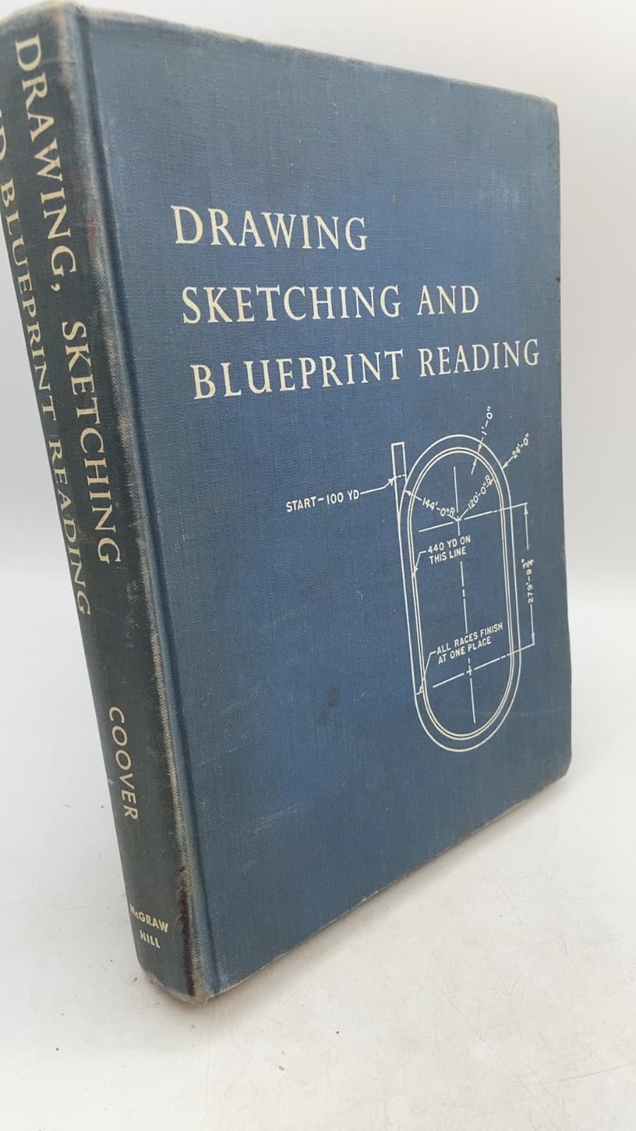 Drawing Sketching and Blueprint Reading by Shriver L. Coover - front cover