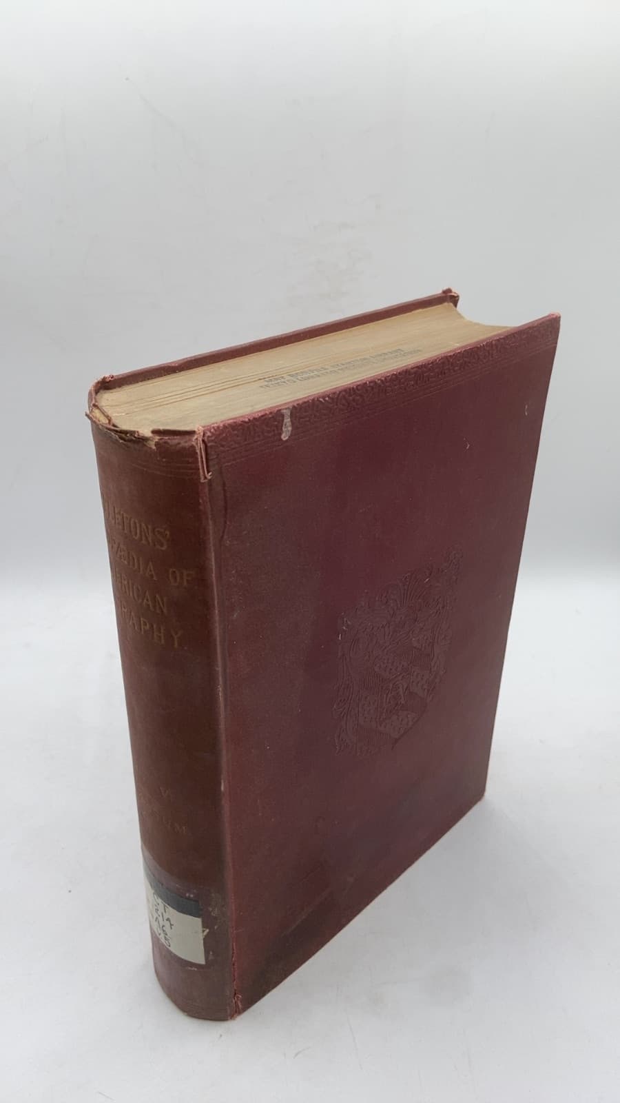 Appletons' Cyclopædia of American Biography by James Grant Wilson and John Fiske - front cover