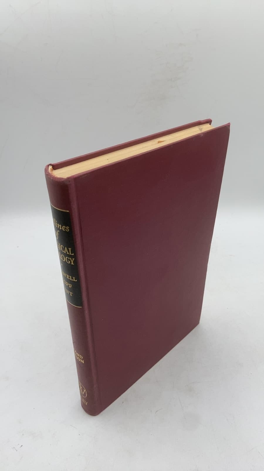Outlines of Physical Geology by Chester R. Longwell, Adolph Knopf, Richard F. Flint - front cover
