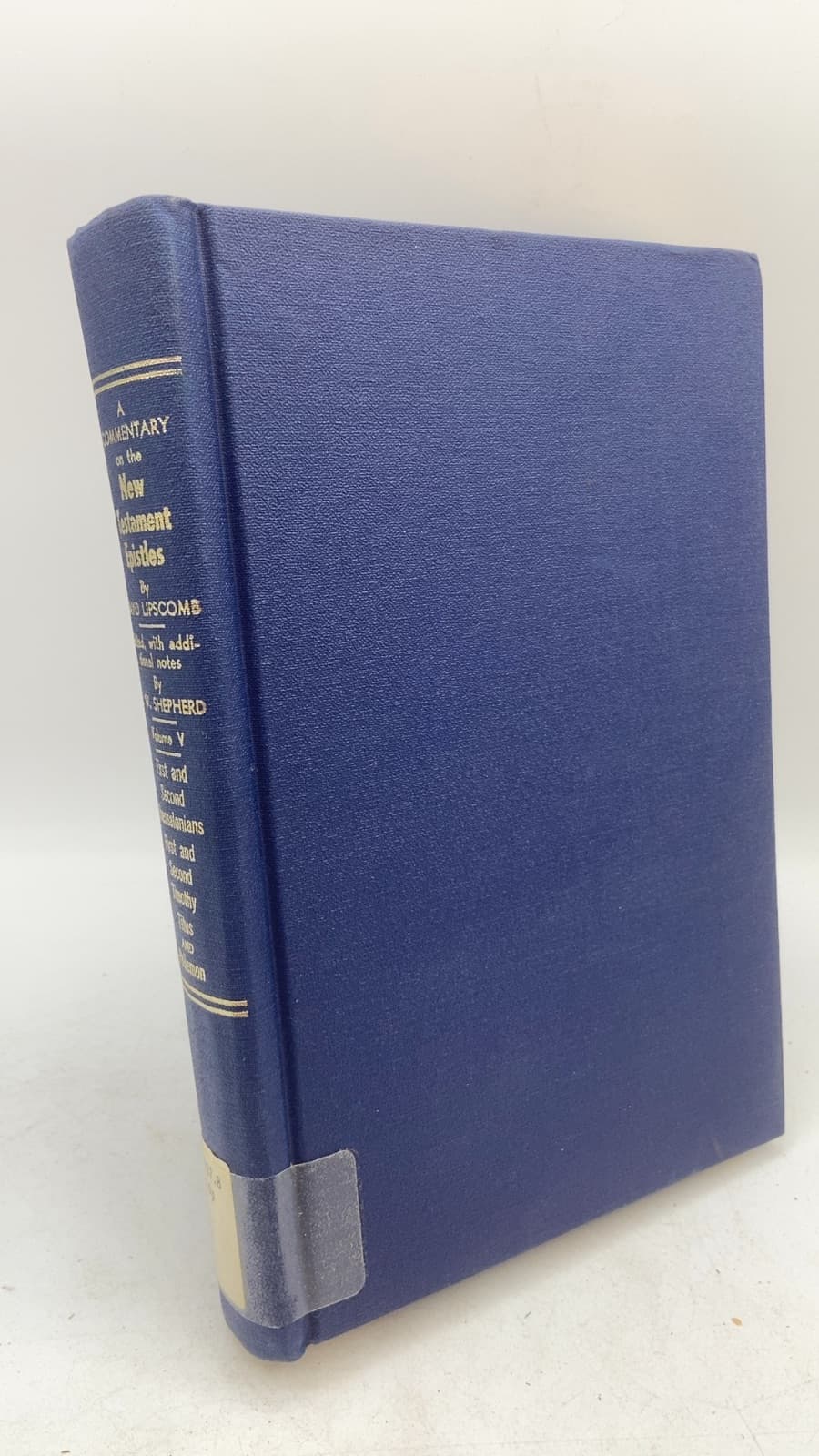 Vol. V A Commentary on the New Testament Epistles by David Lipscomb - front cover