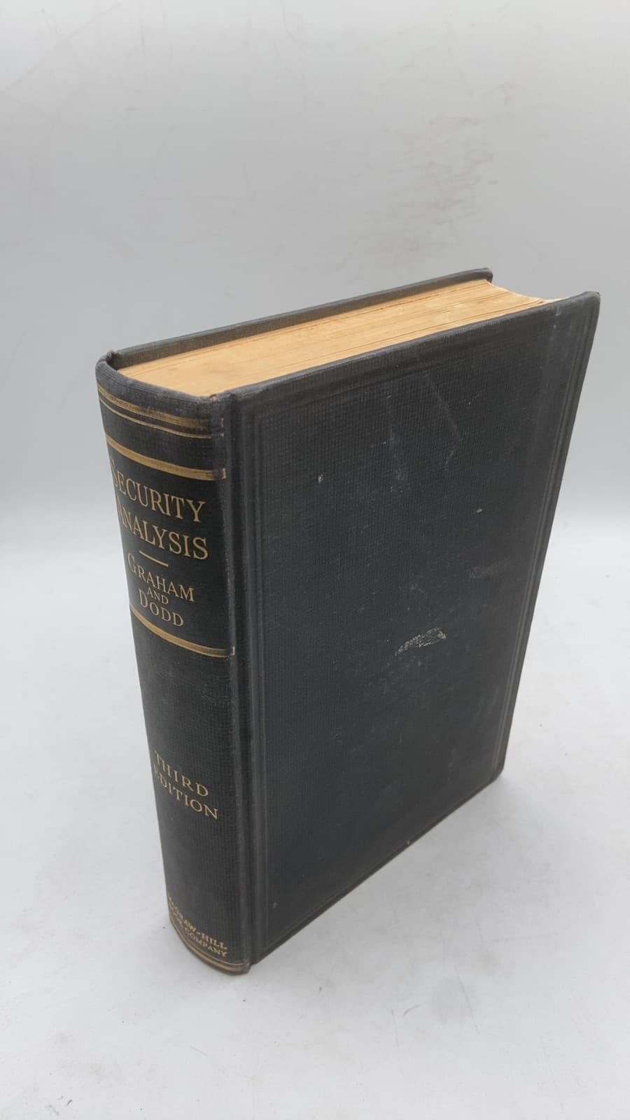 Security Analysis: Principles and Technique by Benjamin Graham and David L. Dodd - front cover