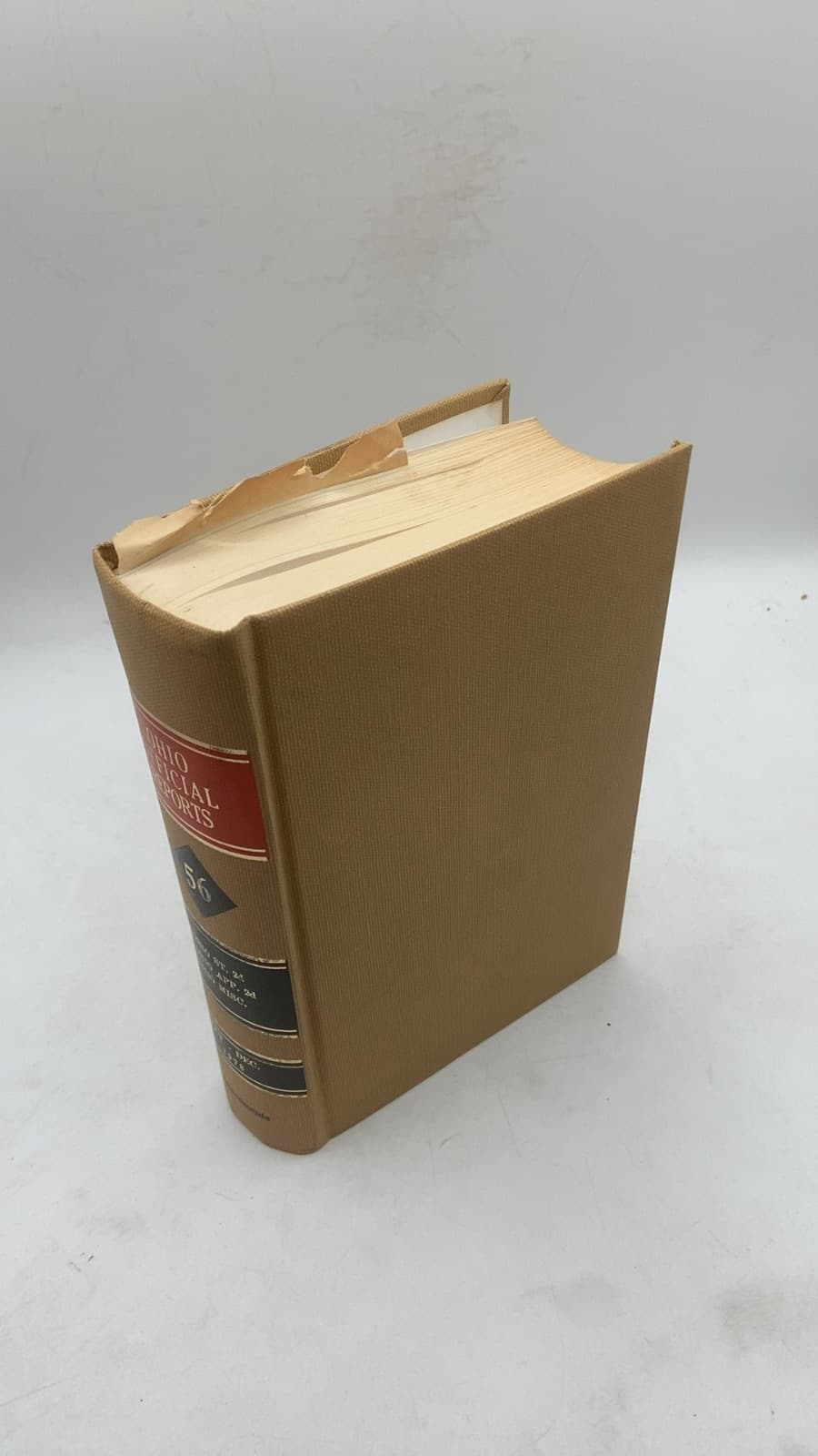 Ohio Official Reports by William W. Docter - front cover