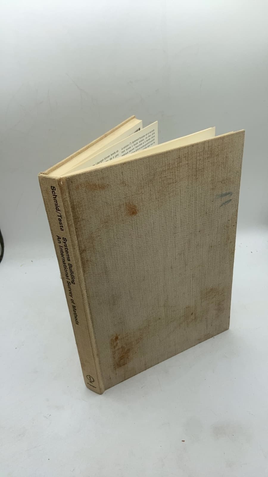 Systems Building: An International Survey of Methods by Thomas Schmid / Carlo Testa - front cover