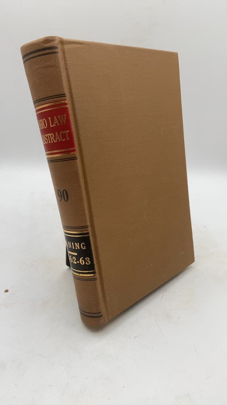 THE Ohio LAW Abstract Volume 90 by unknown (Editor: Sheldon R. Laning) - front cover