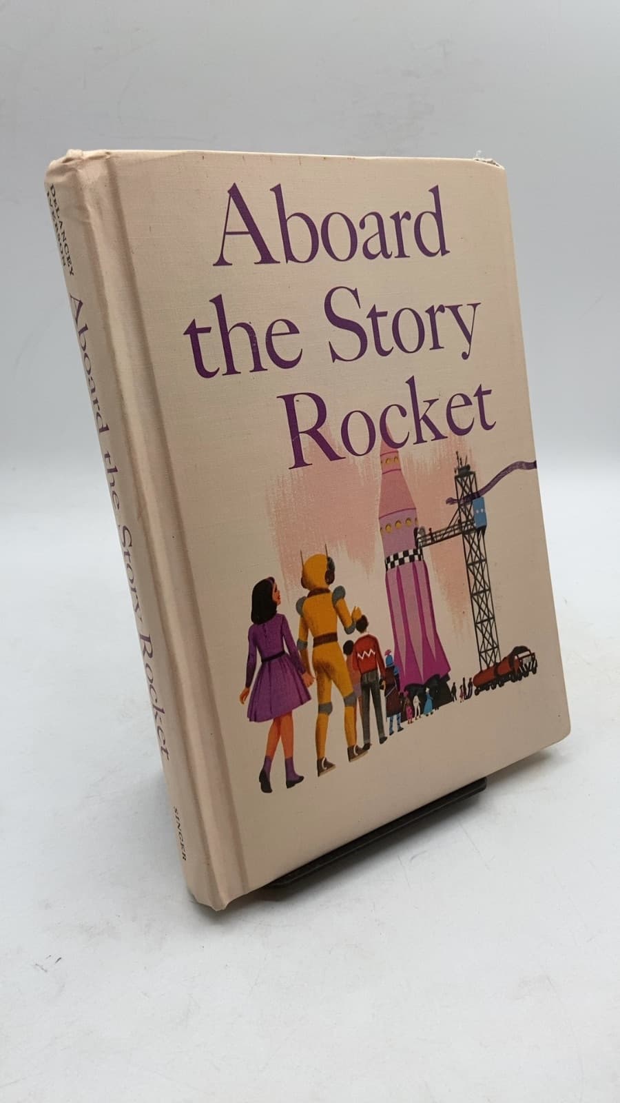 Aboard the Story Rocket by Floy Winks DeLancey, William J. Iverson - front cover