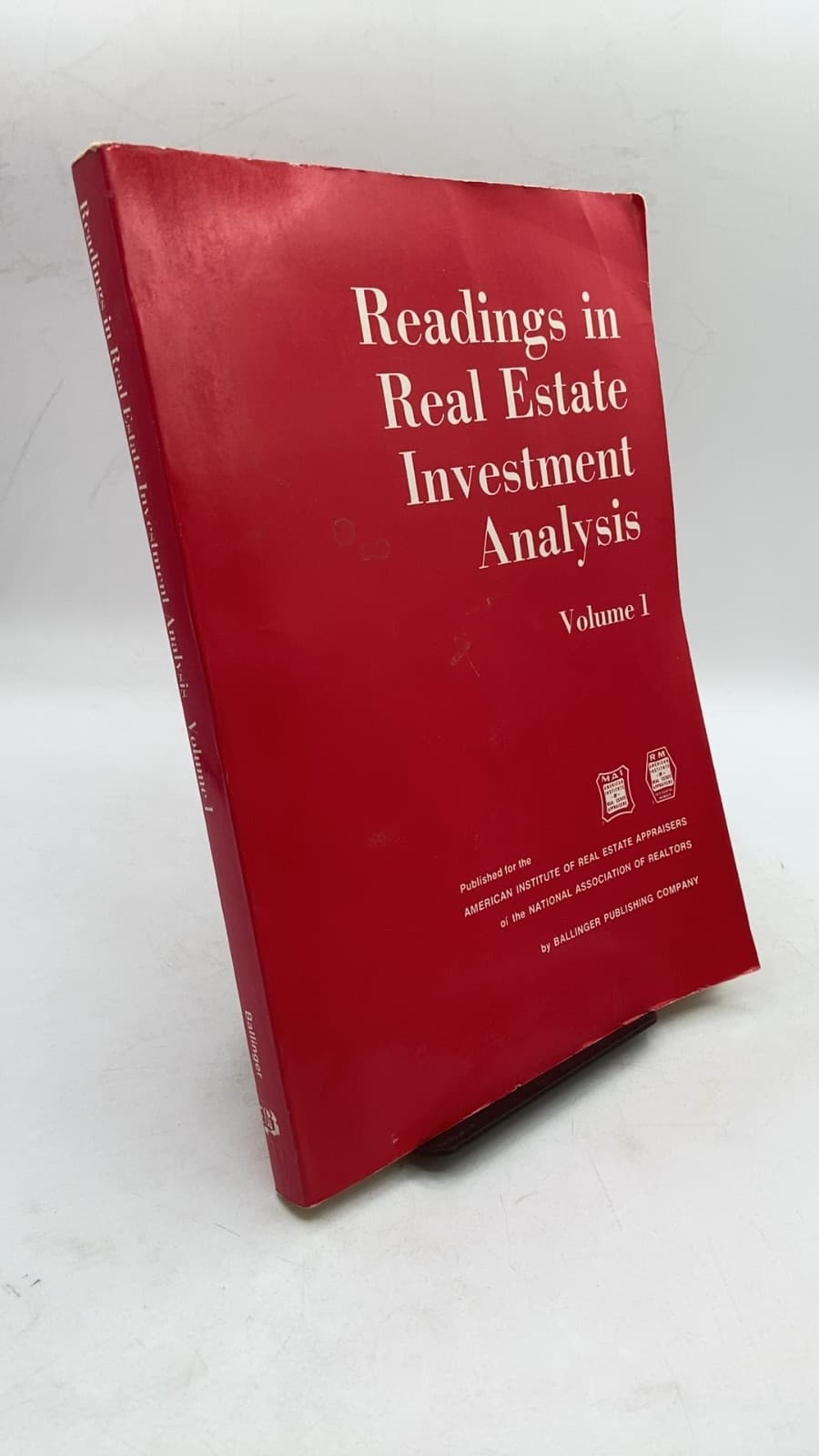 Readings in Real Estate Investment Analysis Volume 1 - front cover